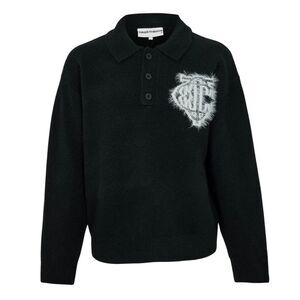 Couture Mens Fluffy Relaxed Fit Top / Black